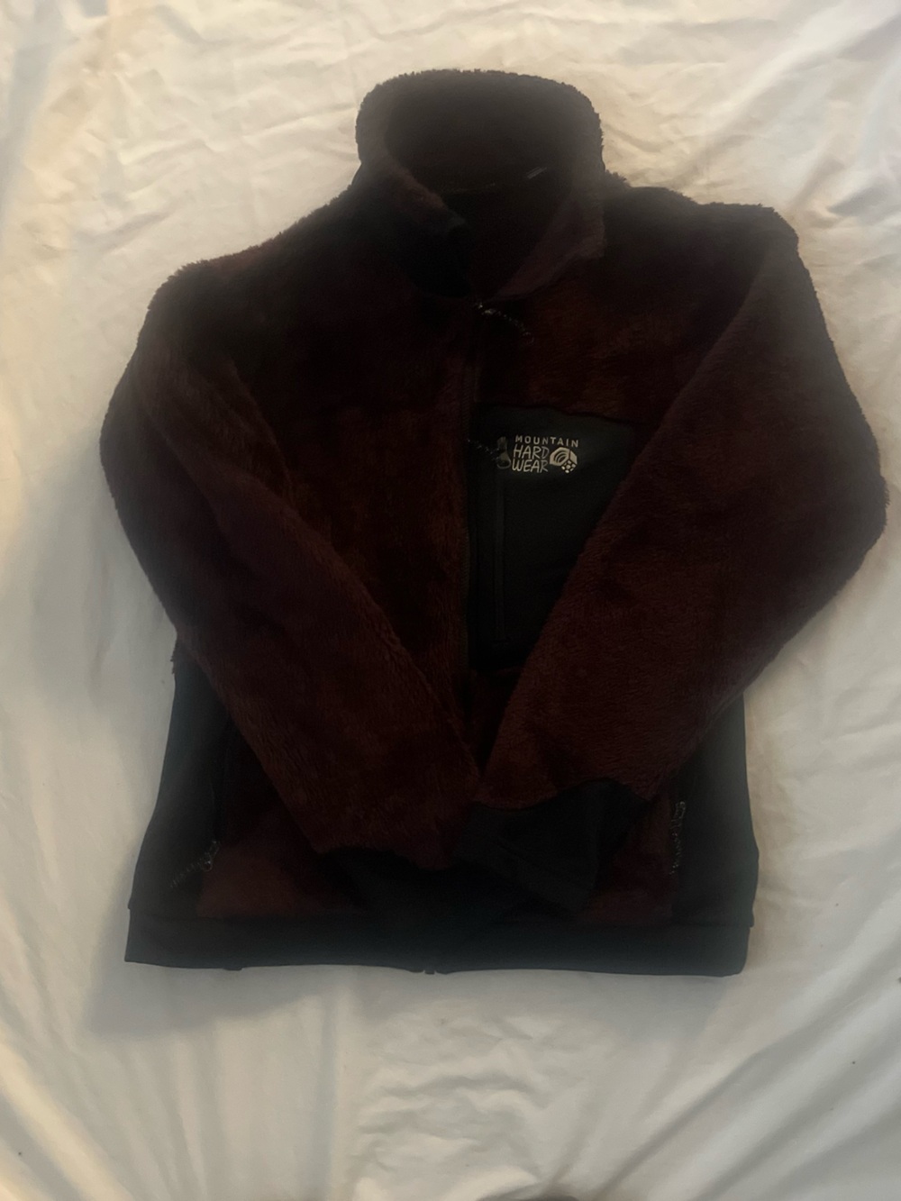 Mountain Hardwear Men's Brown Sherpa Zip Jacket